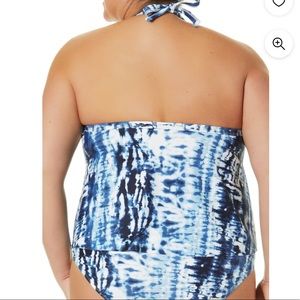 Time and Tru Size Small Tie Dye Tankini Top